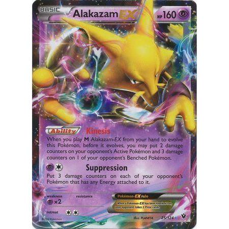 Alakazam EX -Single Card-Ultra Rare [25/124]-The Pokémon Company International-Ace Cards &amp; Collectibles