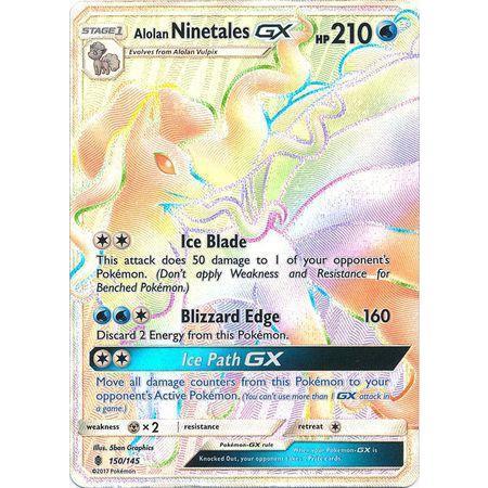 Alolan Ninetales GX -Single Card-Hyper Rare [150/145]-The Pokémon Company International-Ace Cards &amp; Collectibles