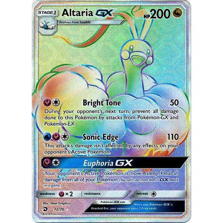 Altaria GX -Single Card-Hyper Rare [72/70]-The Pokémon Company International-Ace Cards &amp; Collectibles