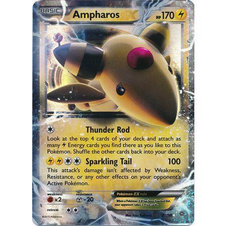 Ampharos EX -Single Card-Ultra Rare [27/98]-The Pokémon Company International-Ace Cards &amp; Collectibles