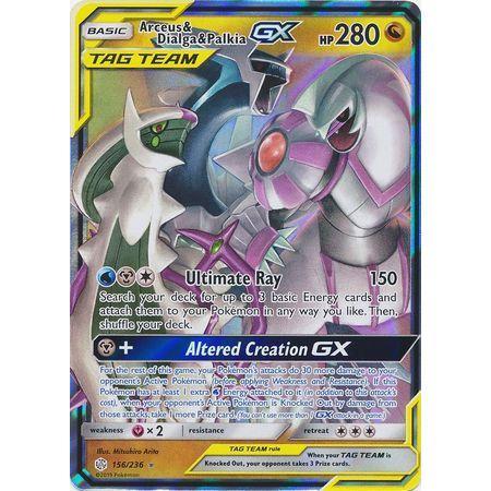 Arceus &amp; Dialga &amp; Palkia GX -Single Card-Ultra Rare [156/236]-The Pokémon Company International-Ace Cards &amp; Collectibles