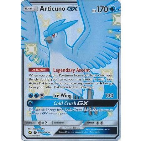 Articuno GX -Single Card-Shiny Ultra Rare [SV54/SV94]-The Pokémon Company International-Ace Cards &amp; Collectibles
