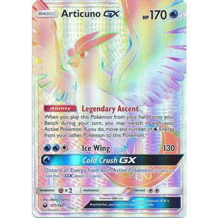 Articuno GX -Single Card-Ultra Rare [31/168]-The Pokémon Company International-Ace Cards & Collectibles