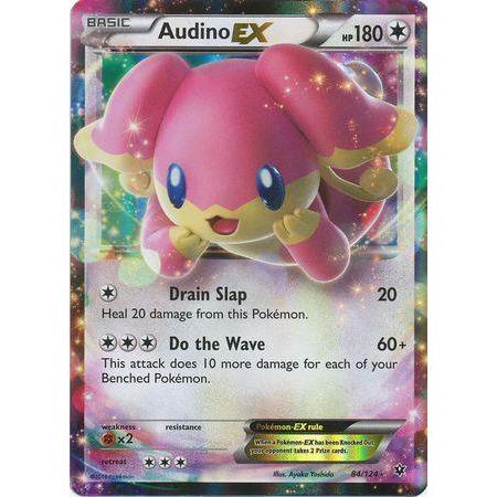 Audino EX -Single Card-Ultra Rare [84/124]-The Pokémon Company International-Ace Cards &amp; Collectibles