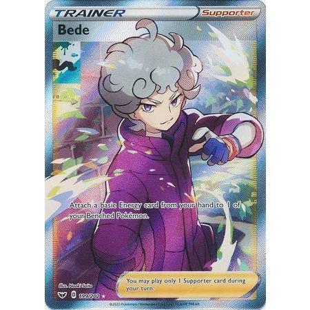 Bede -Single Card-Full Art Ultra Rare [199/202]-The Pokémon Company International-Ace Cards & Collectibles