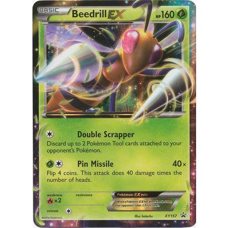 Beedrill EX -Single Card-Ultra Rare (Promo) [XY157]-The Pokémon Company International-Ace Cards &amp; Collectibles