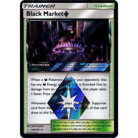 Black Market Prism Star -Single Card-Holo Rare [134/181]-The Pokémon Company International-Ace Cards &amp; Collectibles