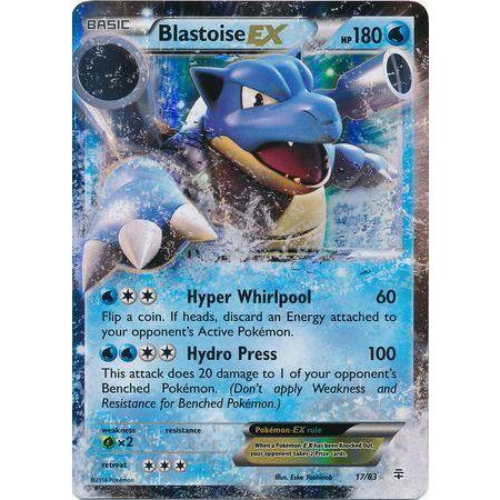 Blastoise EX -Single Card-Ultra Rare [17/83]-The Pokémon Company International-Ace Cards & Collectibles