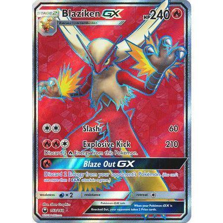 Blaziken GX -Single Card-Full Art Ultra Rare [153/168]-The Pokémon Company International-Ace Cards &amp; Collectibles