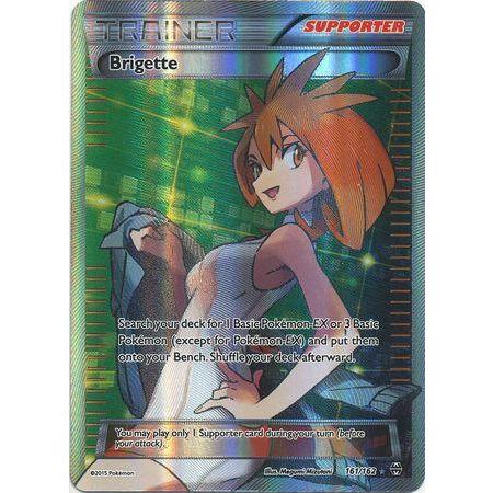 Brigette -Single Card-Full Art Ultra Rare [161/162]-The Pokémon Company International-Ace Cards &amp; Collectibles