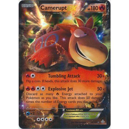 Camerupt EX -Single Card-Ultra Rare [29/160]-The Pokémon Company International-Ace Cards &amp; Collectibles