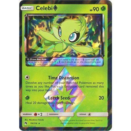 Celebi Prism Star -Single Card-Holo Rare [19/214]-The Pokémon Company International-Ace Cards &amp; Collectibles