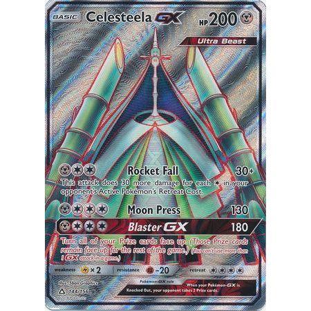 Celesteela GX -Single Card-Full Art Ultra Rare [144/156]-The Pokémon Company International-Ace Cards &amp; Collectibles