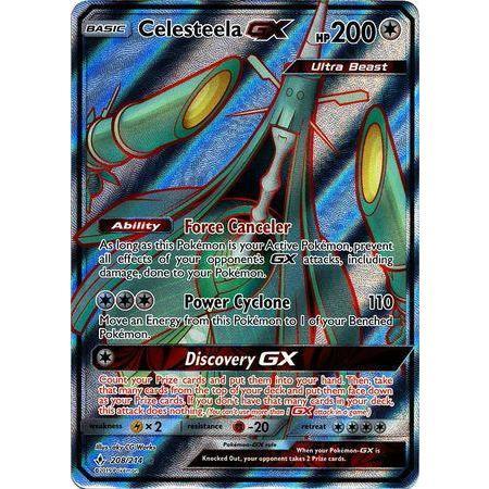 Celesteela GX -Single Card-Full Art Ultra Rare [208/214]-The Pokémon Company International-Ace Cards &amp; Collectibles
