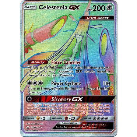 Carta Pokémon Celesteela GX Ultra Rara Copag