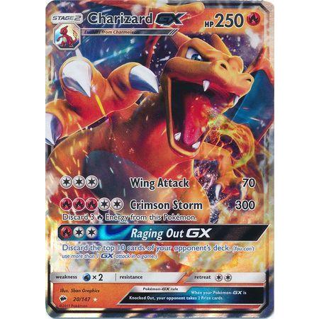 Charizard GX -Single Card-Ultra Rare [20/147]-The Pokémon Company International-Ace Cards & Collectibles