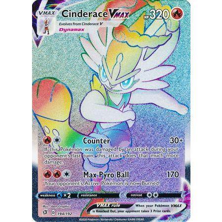 Cinderace VMAX -Single Card-Secret Rare [194/192]-The Pokémon Company International-Ace Cards &amp; Collectibles