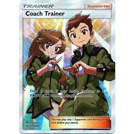 Coach Trainer -Single Card-Full Art Ultra Rare [233/236]-The Pokémon Company International-Ace Cards &amp; Collectibles