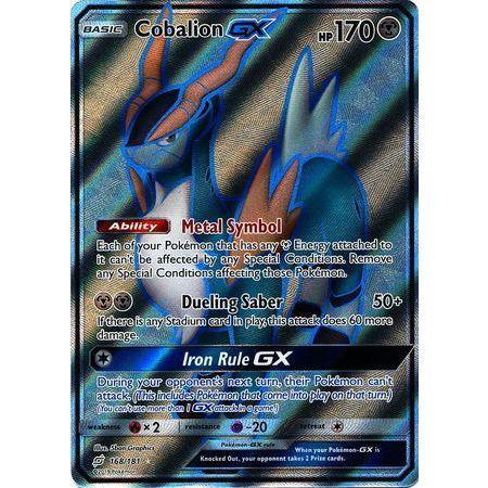 Cobalion GX -Single Card-Full Art Ultra Rare [168/181]-The Pokémon Company International-Ace Cards &amp; Collectibles