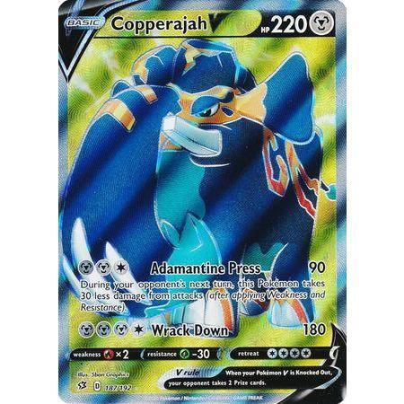 Copperajah V -Single Card-Full Art Ultra Rare [187/192]-The Pokémon Company International-Ace Cards &amp; Collectibles