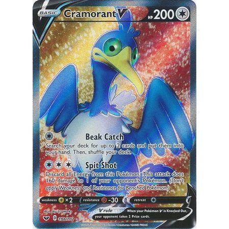 Cramorant V -Single Card-Full Art Ultra Rare [198/202]-The Pokémon Company International-Ace Cards & Collectibles