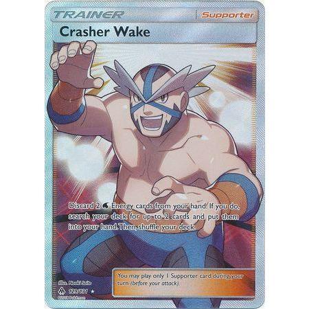 Crasher Wake -Single Card-Full Art Ultra Rare [129/131]-The Pokémon Company International-Ace Cards &amp; Collectibles
