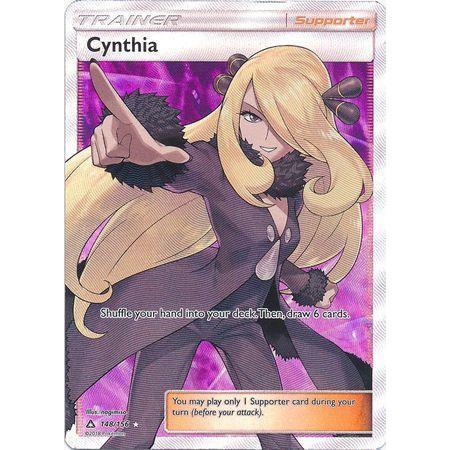 Cynthia -Single Card-Full Art Ultra Rare [148/156]-The Pokémon Company International-Ace Cards &amp; Collectibles
