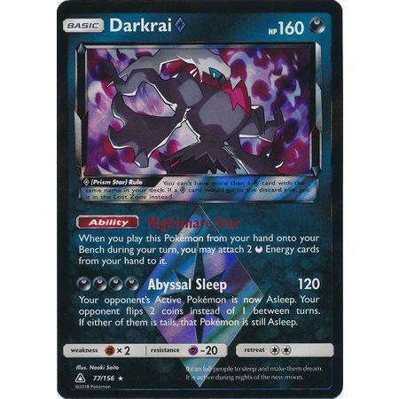Darkrai Prism Star -Single Card-Holo Rare [77/156]-The Pokémon Company International-Ace Cards & Collectibles