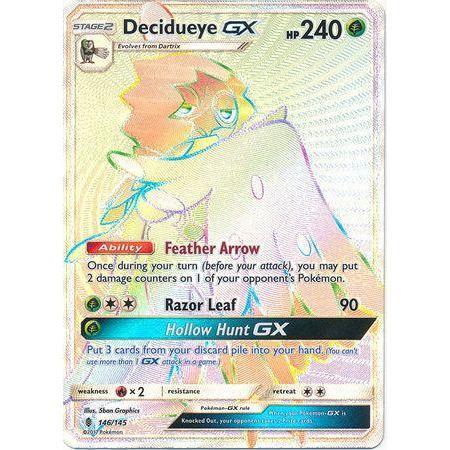 Decidueye GX -Single Card-Hyper Rare [146/145]-The Pokémon Company International-Ace Cards & Collectibles