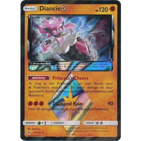 Diancie Prism Star -Single Card-Holo Rare [74/131]-The Pokémon Company International-Ace Cards &amp; Collectibles
