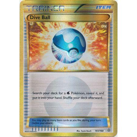 Dive Ball -Single Card-Secret Rare [161/160]-The Pokémon Company International-Ace Cards &amp; Collectibles