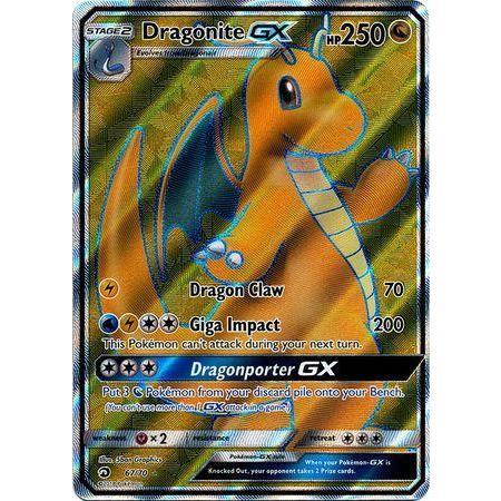 Dragonite GX -Single Card-Full Art Ultra Rare [67/70]-The Pokémon Company International-Ace Cards &amp; Collectibles