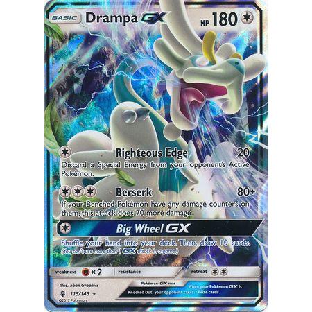 Drampa GX -Single Card-Ultra Rare [115/145]-The Pokémon Company International-Ace Cards &amp; Collectibles
