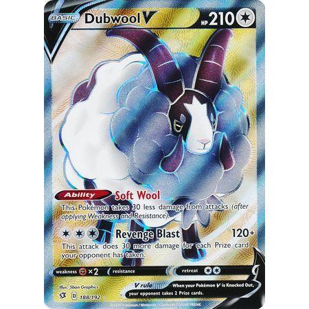 Dubwool V -Single Card-Full Art Ultra Rare [188/192]-The Pokémon Company International-Ace Cards & Collectibles