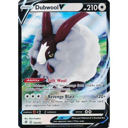Dubwool V -Single Card-Ultra Rare [153/192]-The Pokémon Company International-Ace Cards & Collectibles