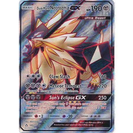 Dusk Mane Necrozma GX -Single Card-Full Art Ultra Rare [145/156]-The Pokémon Company International-Ace Cards &amp; Collectibles