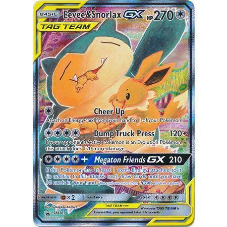 Eevee & Snorlax GX -Single Card-Full Art Ultra Rare (Promo) -The Pokémon Company International-Ace Cards & Collectibles