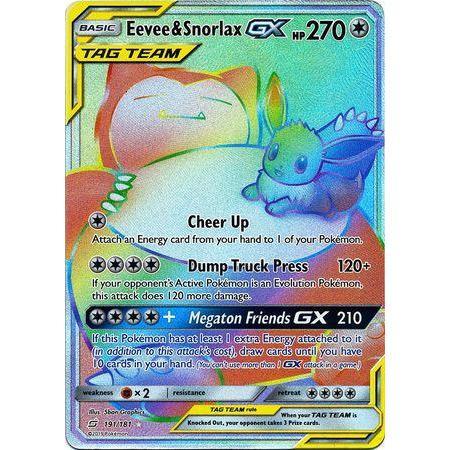 Eevee & Snorlax GX -Single Card-Ultra Rare [120/181]-The Pokémon Company International-Ace Cards & Collectibles