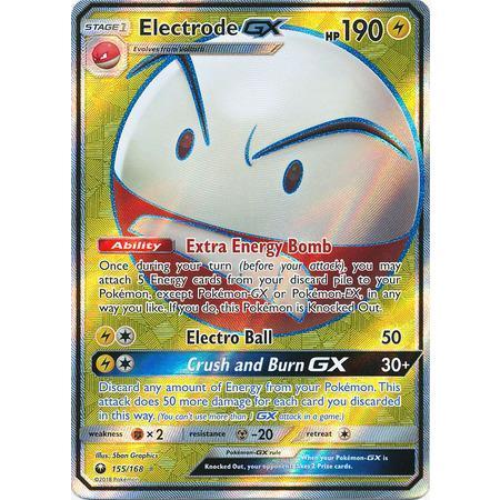 Electrode GX -Single Card-Full Art Ultra Rare [155/168]-The Pokémon Company International-Ace Cards &amp; Collectibles