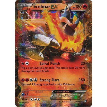 Emboar EX -Single Card-Ultra Rare [14/122]-The Pokémon Company International-Ace Cards &amp; Collectibles