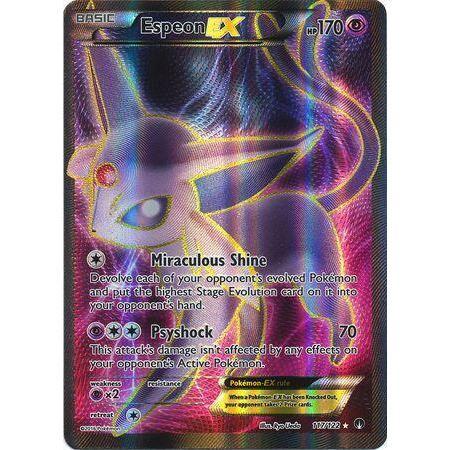 Espeon EX -Single Card-Full Art Ultra Rare [117/122]-The Pokémon Company International-Ace Cards &amp; Collectibles