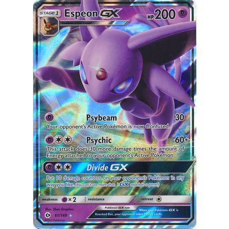Espeon GX -Single Card-Ultra Rare [61/149]-The Pokémon Company International-Ace Cards &amp; Collectibles