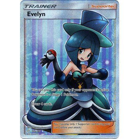 Evelyn -Single Card-Full Art Ultra Rare [175/181]-The Pokémon Company International-Ace Cards &amp; Collectibles