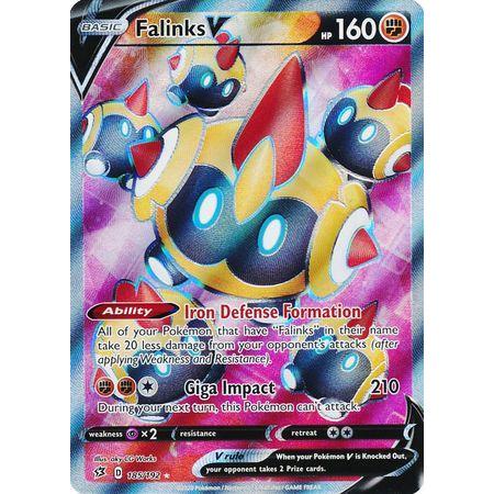 Falinks V -Single Card-Full Art Ultra Rare [185/192]-The Pokémon Company International-Ace Cards & Collectibles