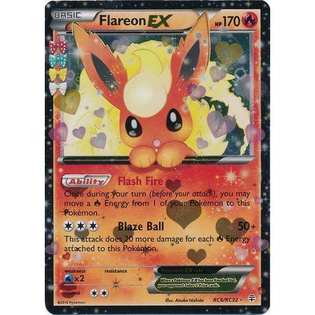 Flareon EX -Single Card-Ultra Rare [RC6/RC32]-The Pokémon Company International-Ace Cards &amp; Collectibles