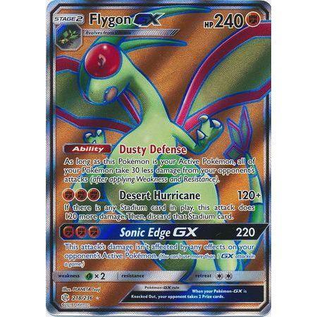 Flygon GX -Single Card-Full Art Ultra Rare [218/236]-The Pokémon Company International-Ace Cards &amp; Collectibles