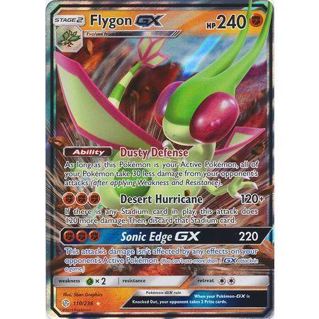 Flygon GX -Single Card-Ultra Rare [110/236]-The Pokémon Company International-Ace Cards &amp; Collectibles