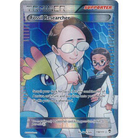 Fossil Researcher -Single Card-Full Art Ultra Rare [110/111]-The Pokémon Company International-Ace Cards & Collectibles