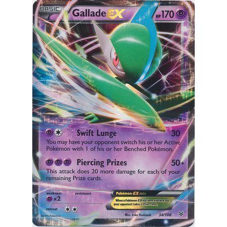 Gallade EX -Single Card-Ultra Rare [34/108]-The Pokémon Company International-Ace Cards &amp; Collectibles