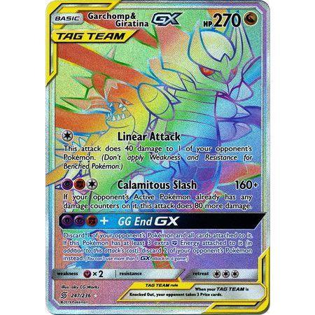 Garchomp &amp; Giratina GX -Single Card-Hyper Rare [247/236]-The Pokémon Company International-Ace Cards &amp; Collectibles
